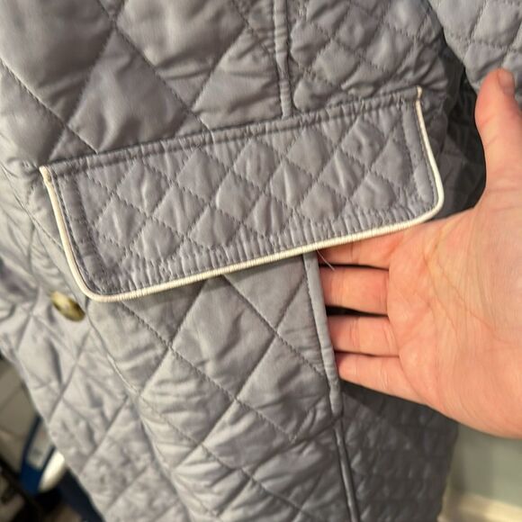 Chicos quilted coat Size 16/18 Chicos 3 - Picture 5 of 9